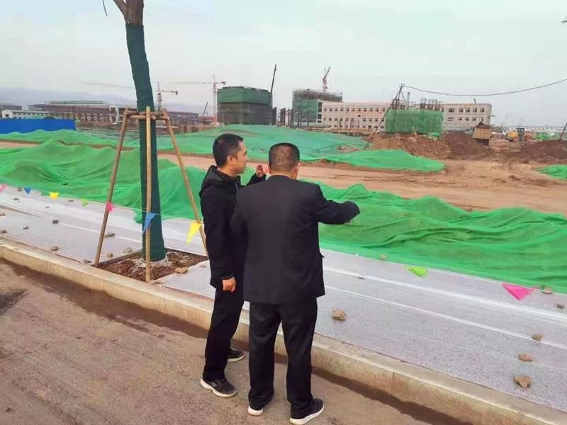 开发区绿化硬化工作持续推进(图1)