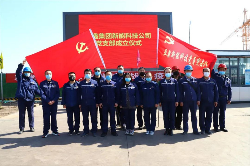 热烈祝贺亚鑫新能科技公司党支部成立(图1)