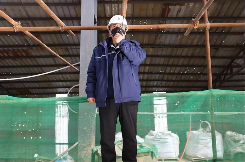 山西亚鑫集团举行“新项目工程一号炉砌筑仪式”(图3)