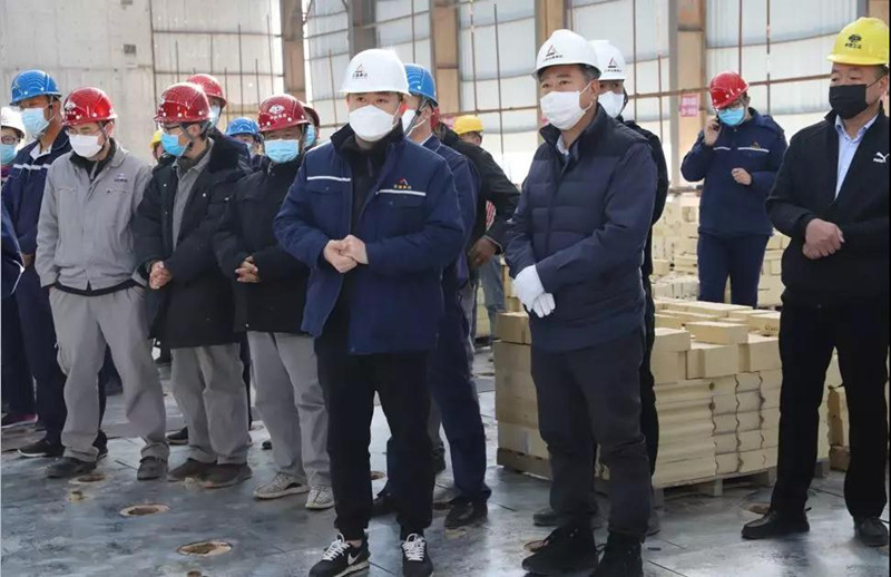 山西亚鑫集团举行“新项目工程一号炉砌筑仪式”(图6)