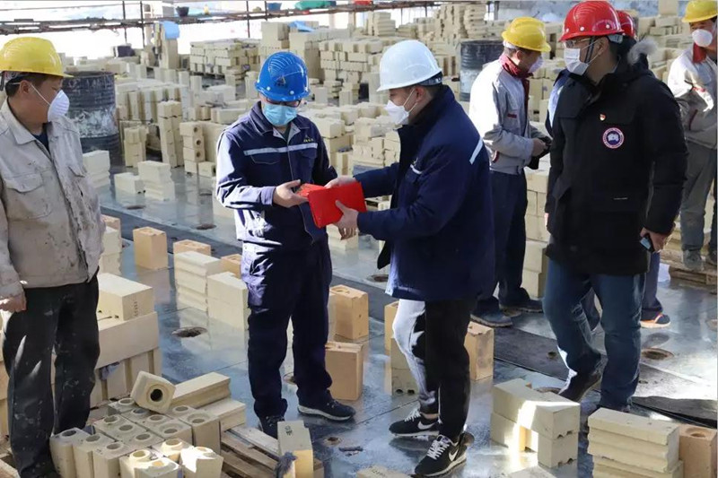 山西亚鑫集团举行“新项目工程一号炉砌筑仪式”(图9)