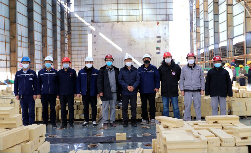 山西亚鑫集团举行“新项目工程一号炉砌筑仪式”(图11)