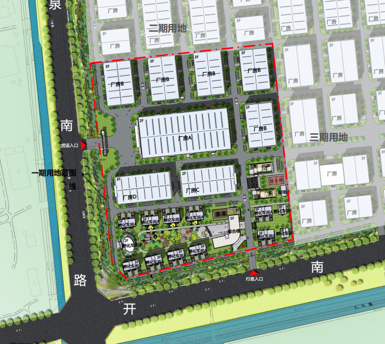 山西清徐经济开发区标准化厂房一期项目奠基仪式隆重举行(图5)