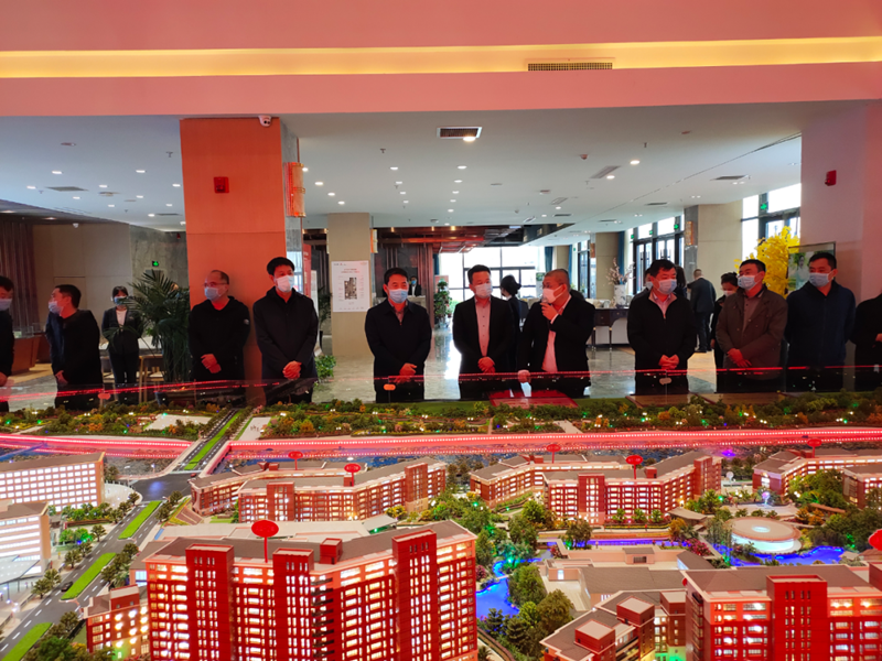 山西清徐经济开发区对太谷孟母康养项目和文化产业园进行考察(图1)