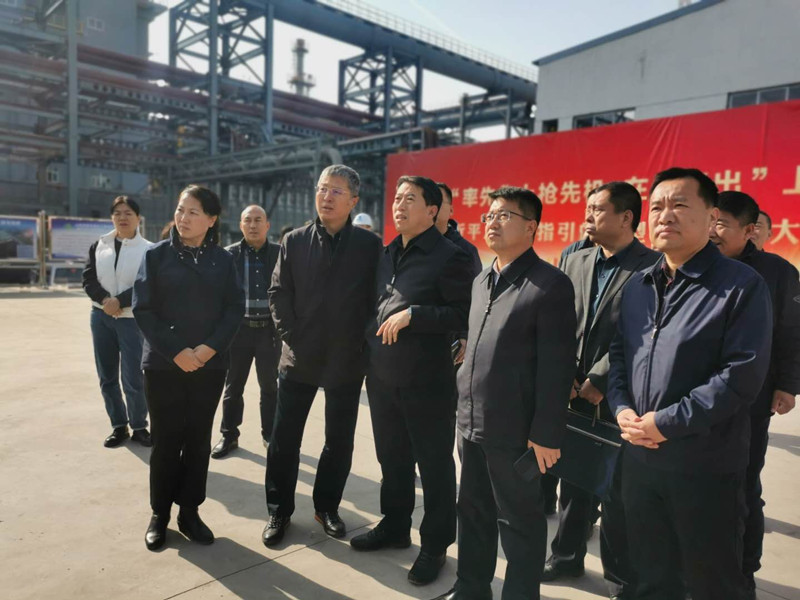 邢蕴武一行实地指导非公现场会筹备工作(图1)