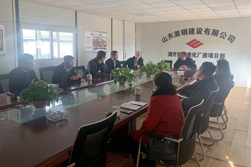 奥特莱物流科技有限公司来清徐经济开发区标准化厂房考察(图1)