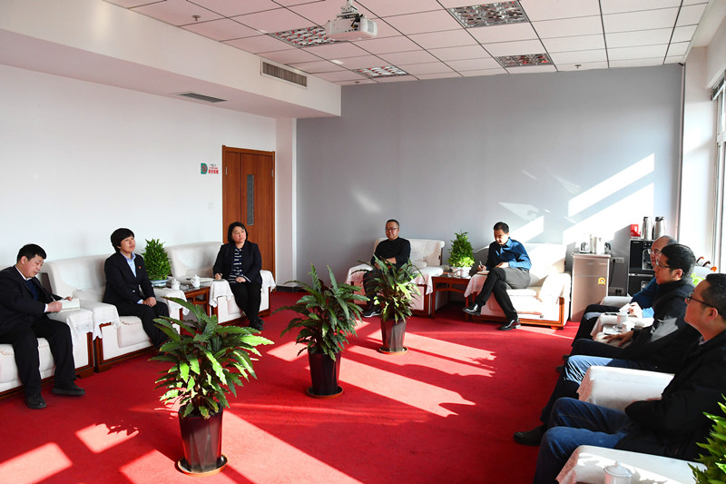 邮储银行清徐支行一行来清徐经济开发区洽谈(图1)