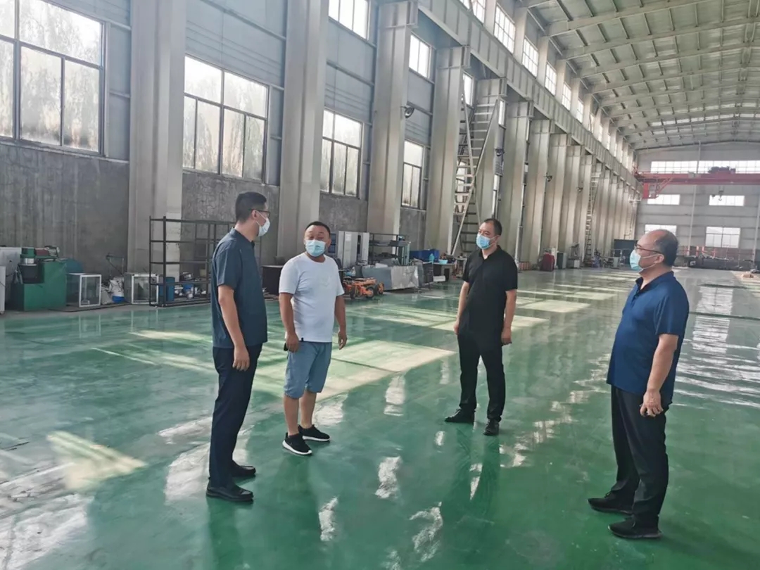 孟涛带队调研区内企业并督导检查疫情防控工作(图2)