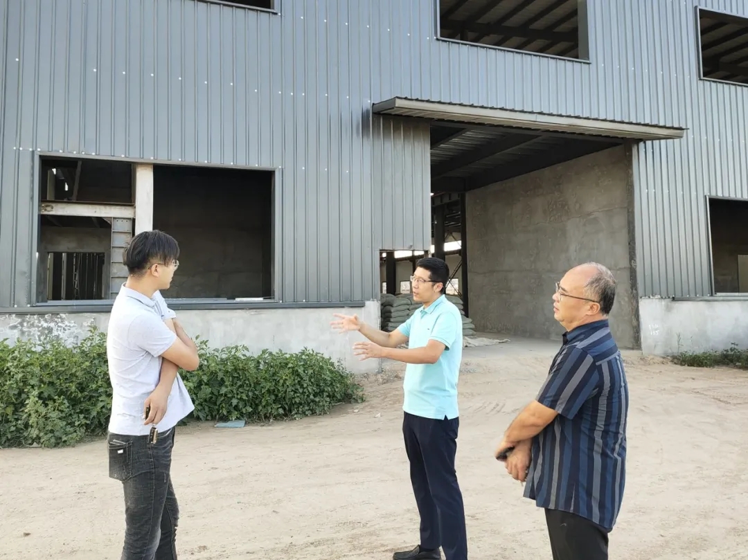 孟涛带队调研在建项目进展情况(图1)