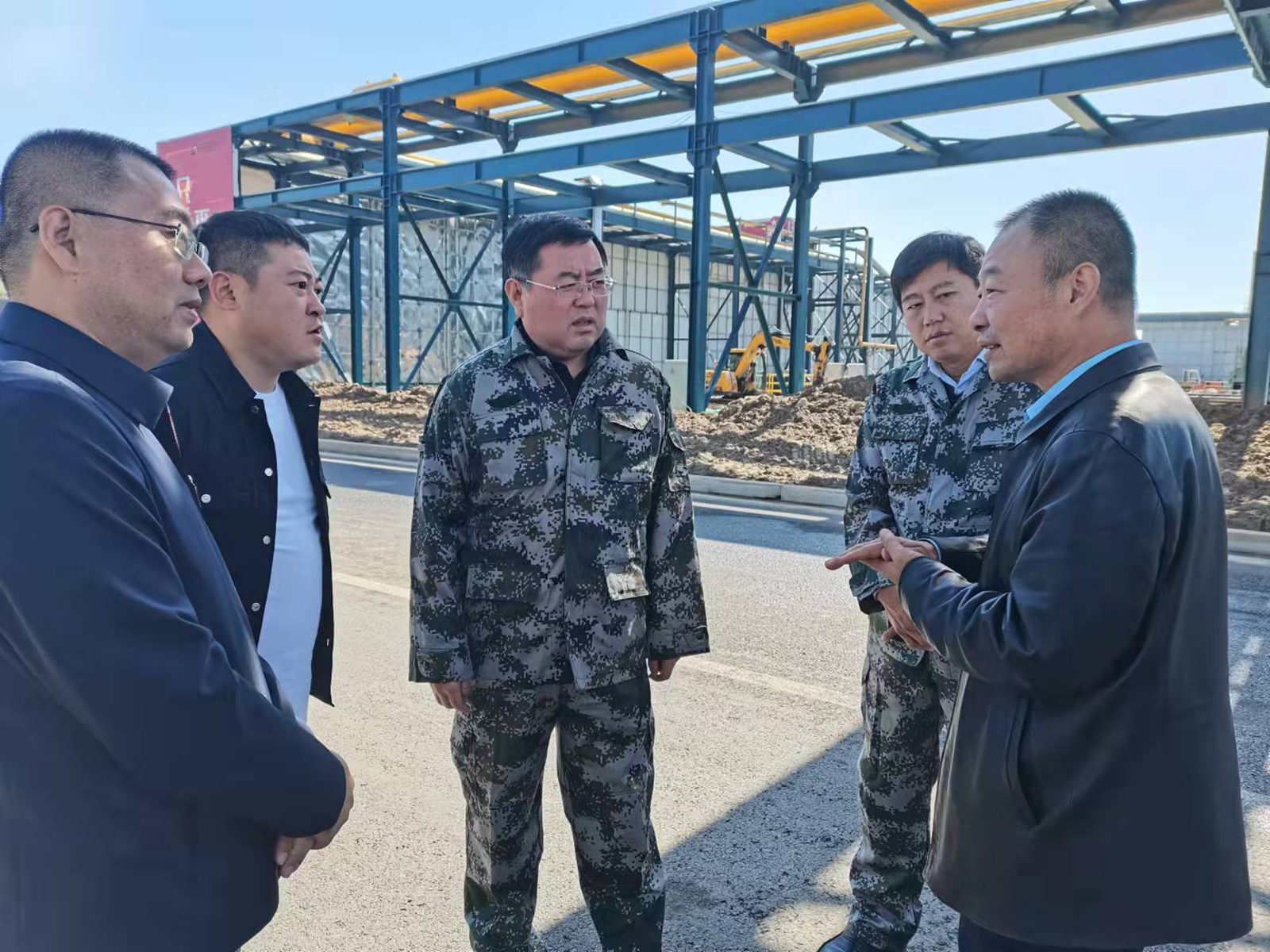 孙泉检查调研灾后开发区企业基础设施建设情况(图1)